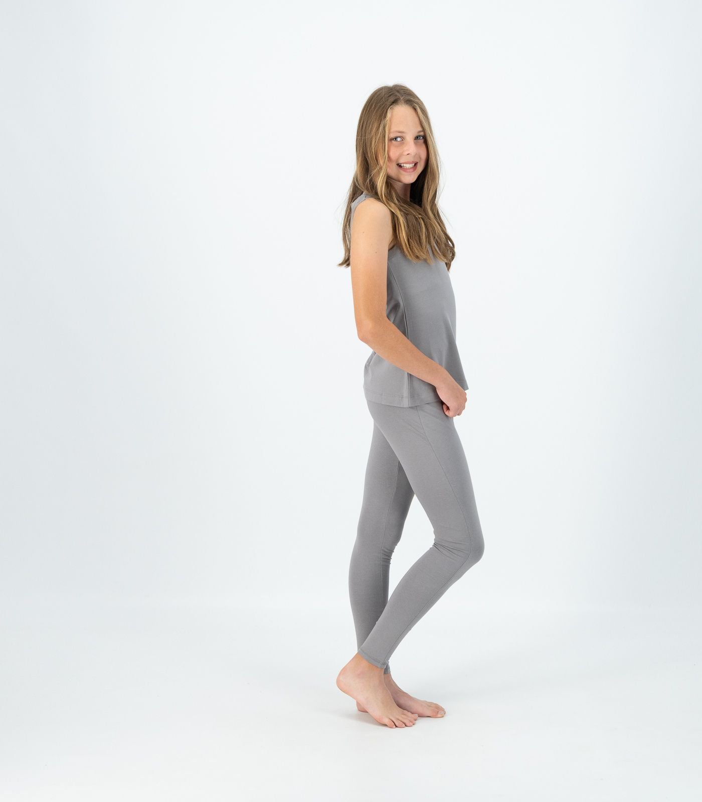 Bhumi Organic Cotton - Kid's Tank Top - Titanium