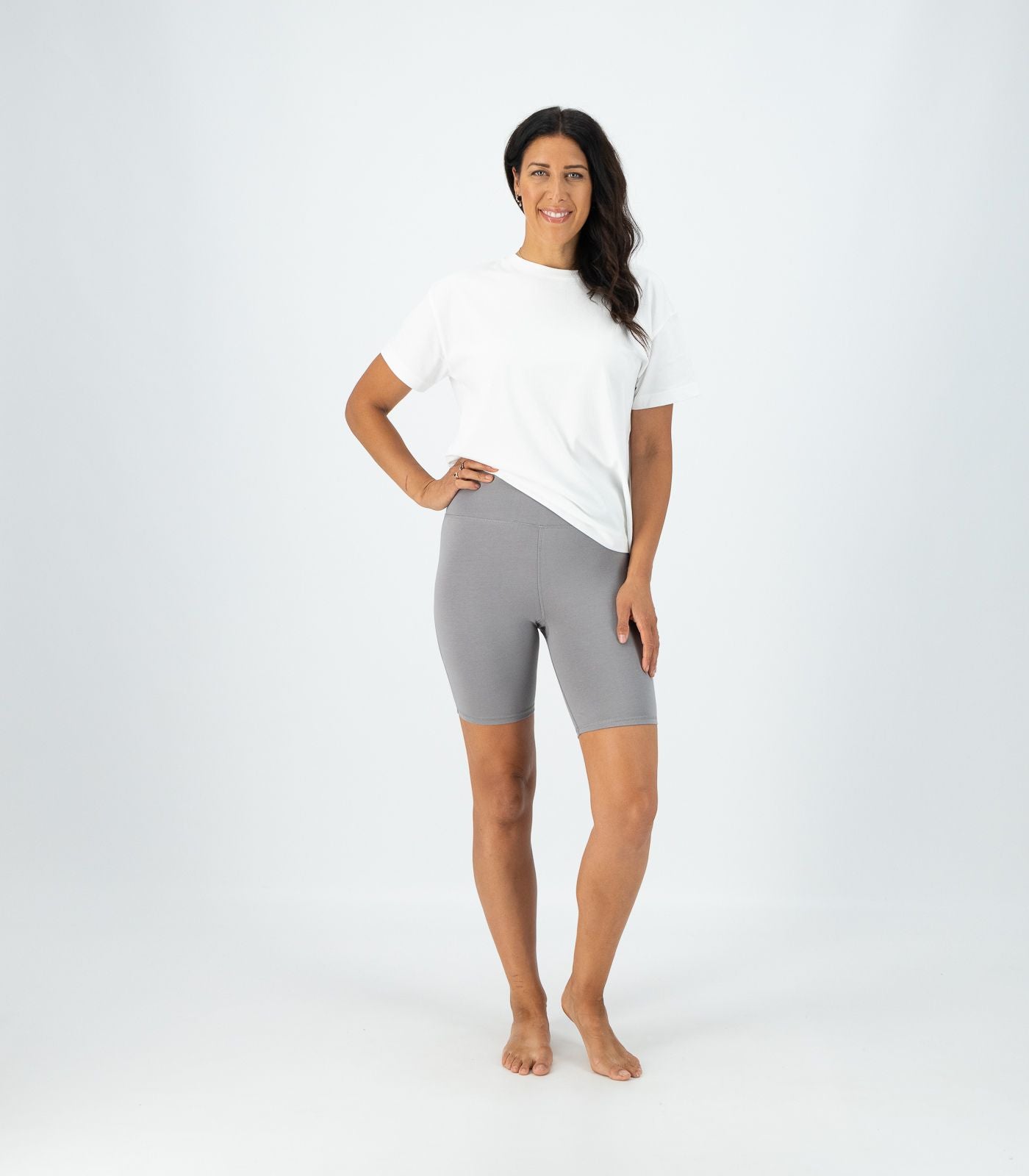 Bhumi Organic Cotton - Bike Short - Titanium