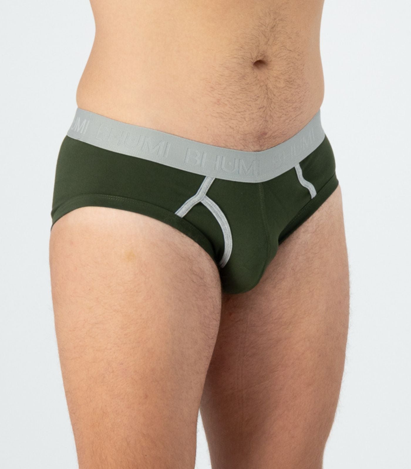 Bhumi Organic Cotton - Briefs (2 Pack) - Kombu Green