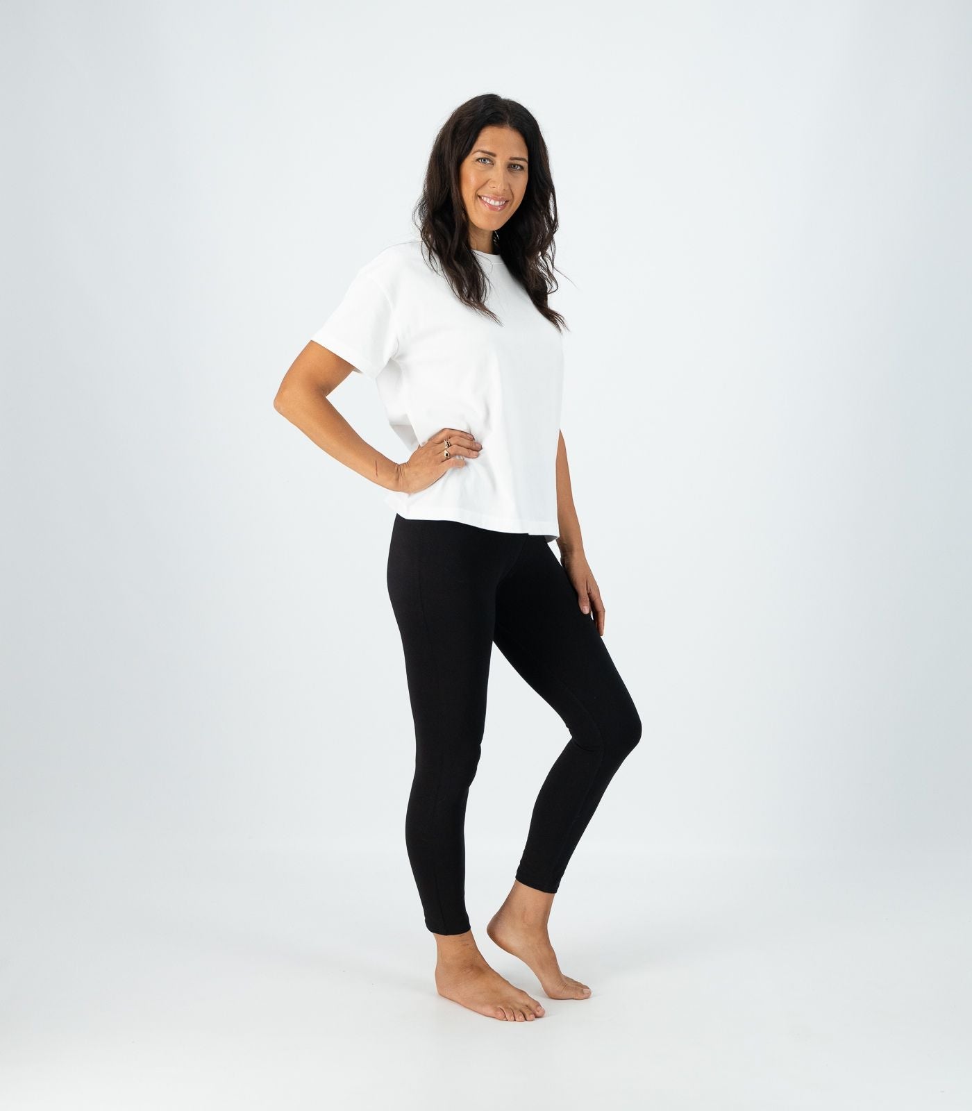 Bhumi Organic Cotton - Leggings - High Rise - Black