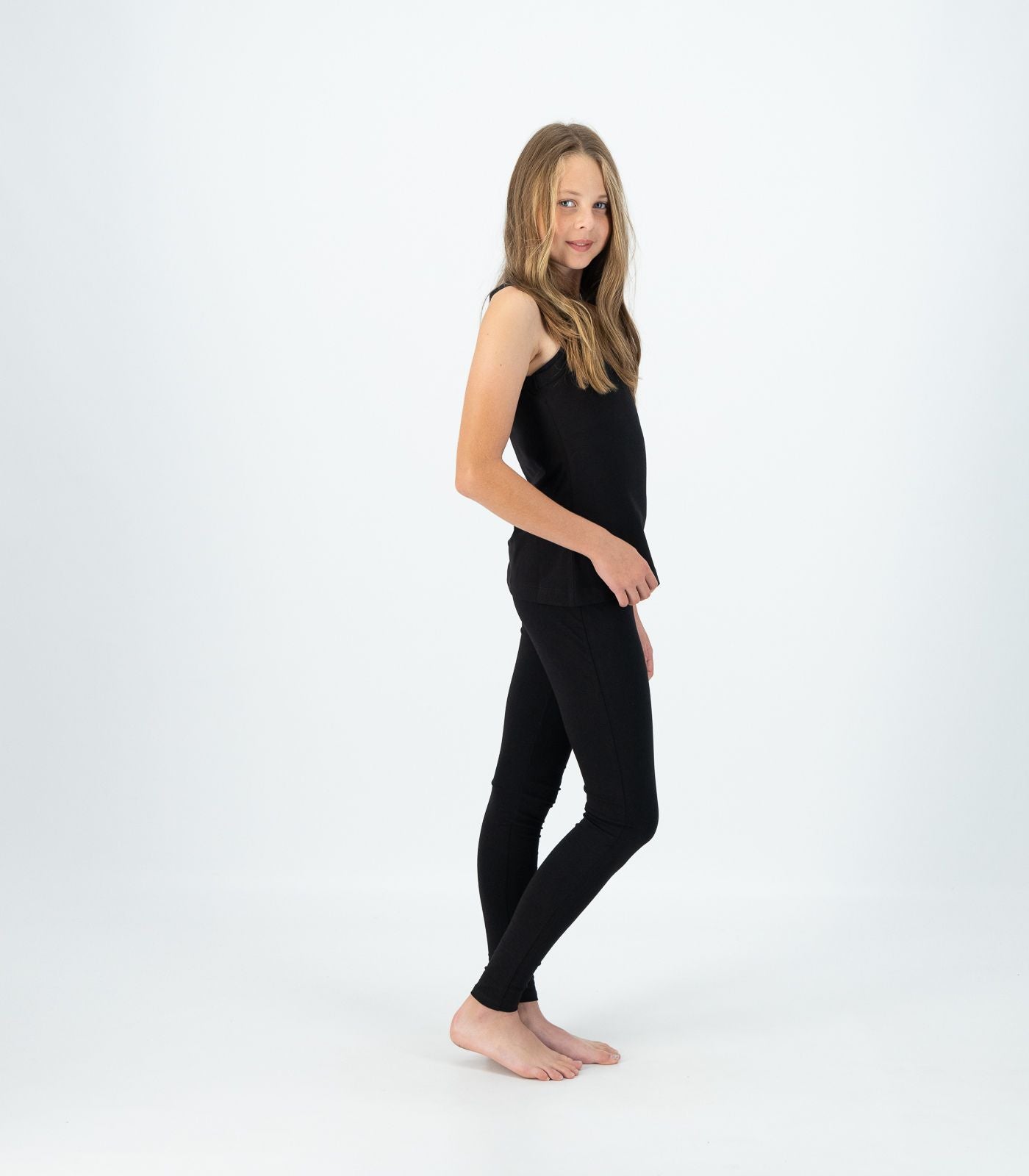 Bhumi Organic Cotton - Kid's Tank Top - Black