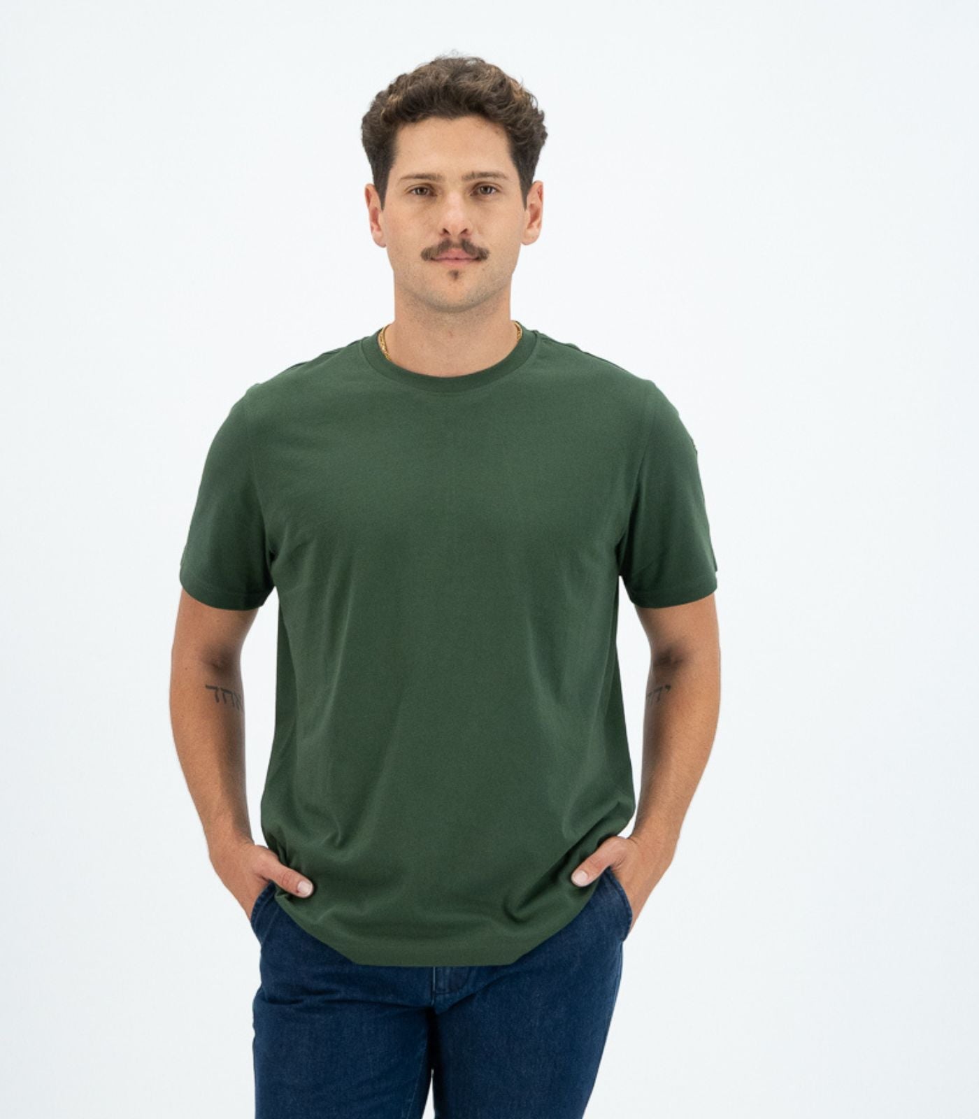 Bhumi Organic Cotton - Basic Tee - Kombu Green