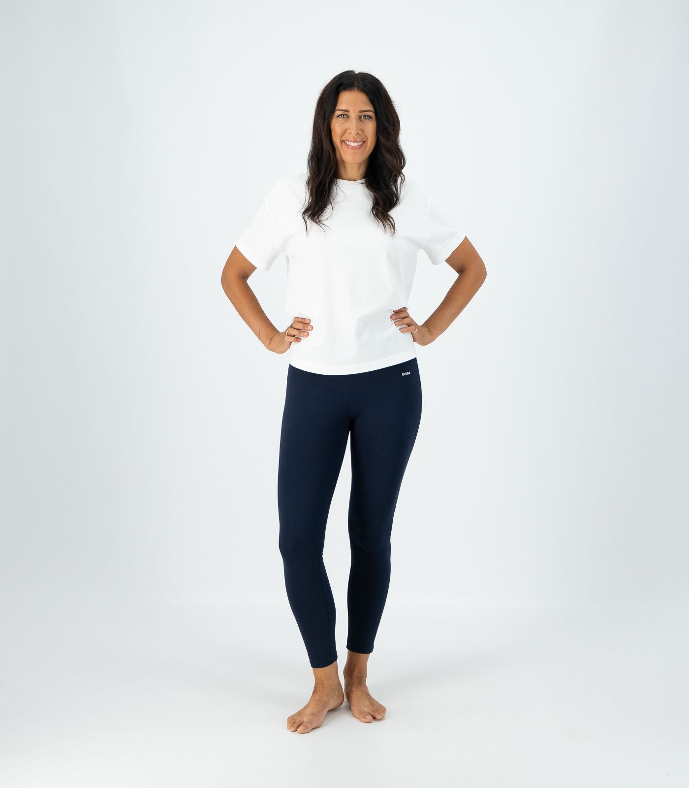 Bhumi Organic Cotton - Leggings - High Rise - Navy