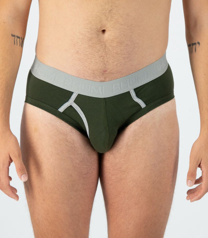 Bhumi Organic Cotton - Briefs (2 Pack) - Kombu Green