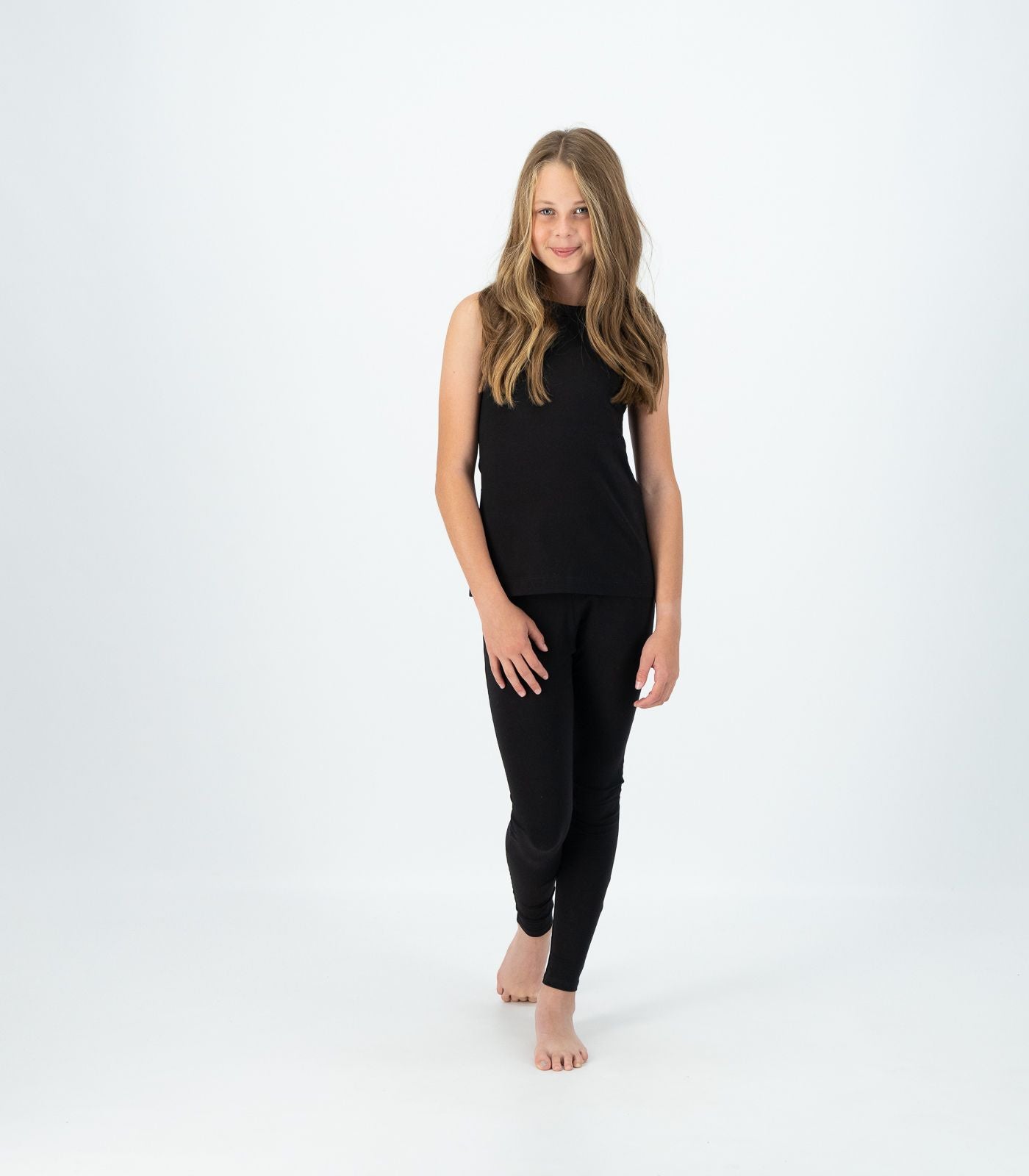 Bhumi Organic Cotton - Kid's Tank Top - Black