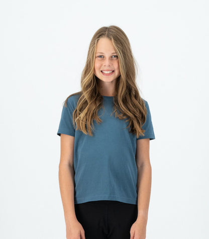 Bhumi Organic Cotton - Kids Basic Tee - Indian Teal