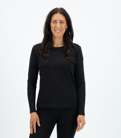 Bhumi Organic Cotton - Basic Long Sleeve Top - Black