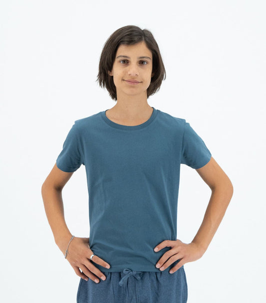 Bhumi Organic Cotton - Kids Basic Tee - Indian Teal