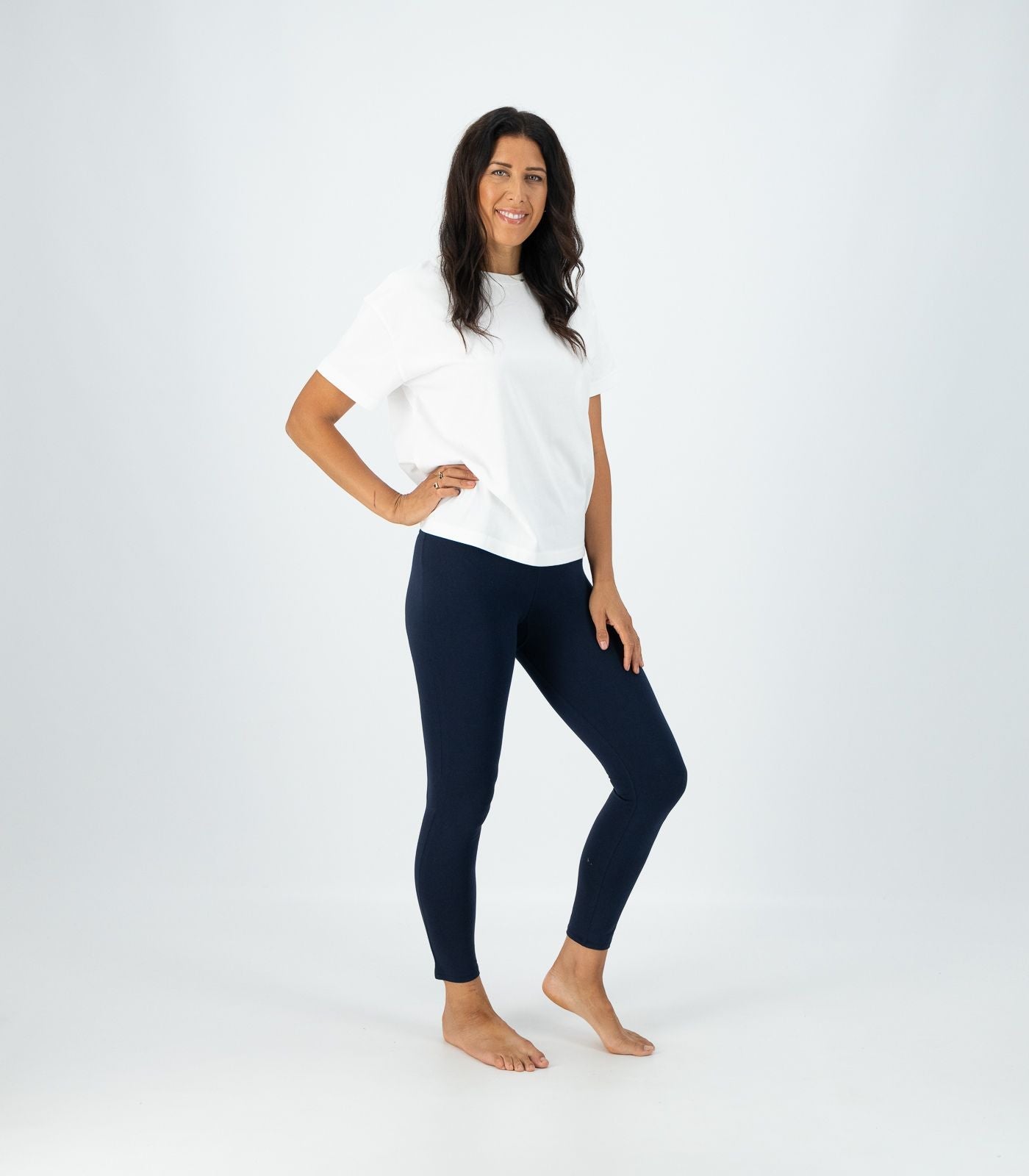 Bhumi Organic Cotton - Leggings - High Rise - Navy