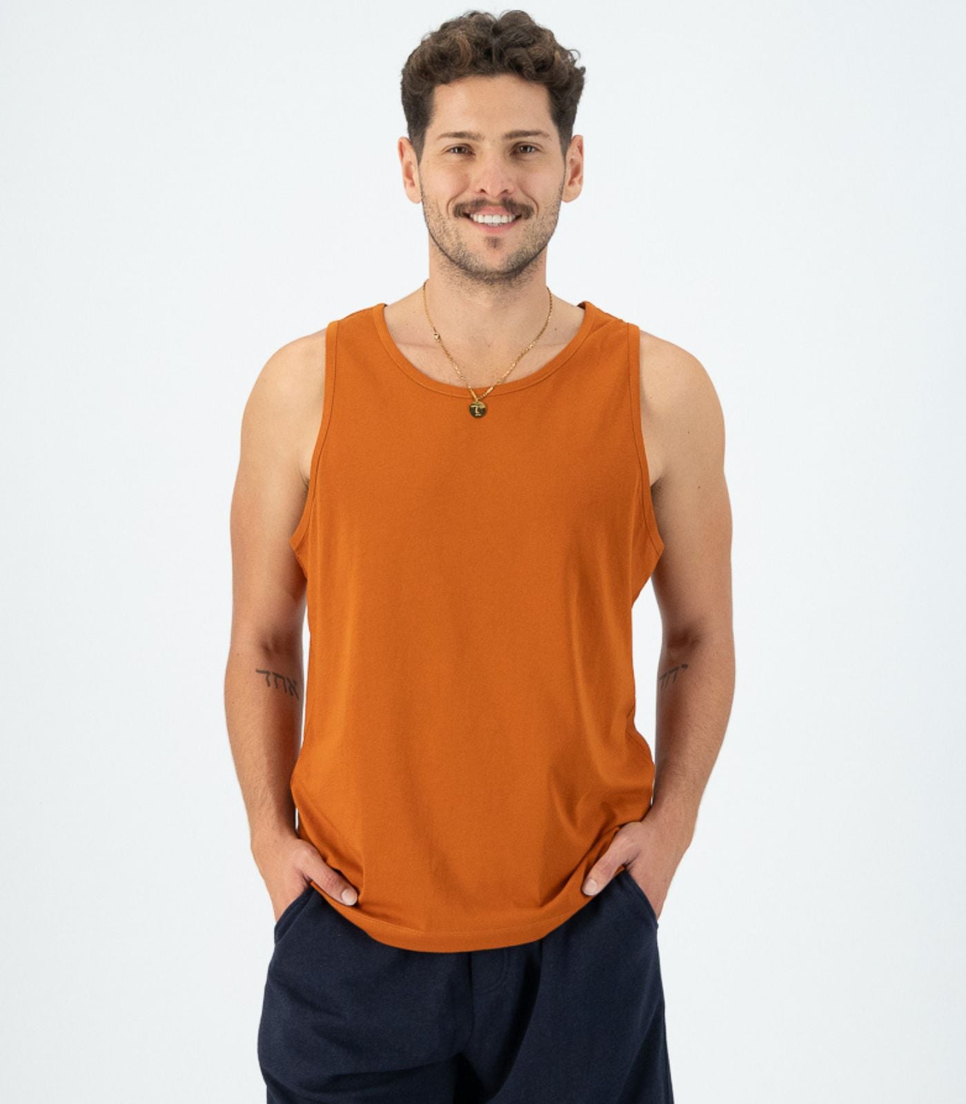 Bhumi Organic Cotton - Men's Tank Top - Cinnamon