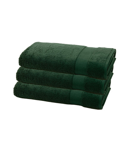 Bhumi Organic Cotton - Bath Sheet - 3 Pack - Forest Green