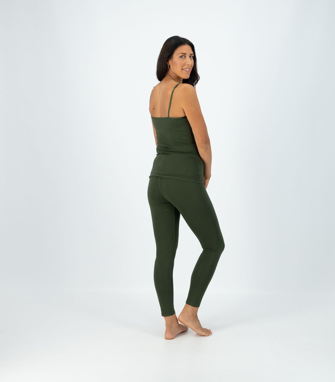 Bhumi Organic Cotton - Camisole - Kombu Green