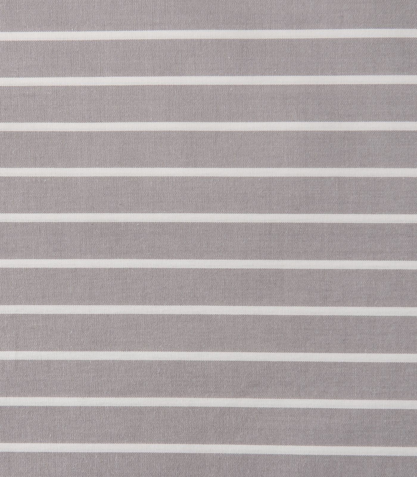 Bhumi Organic Cotton - Percale Sheet Set - Stripe - Silver Grey Stripe