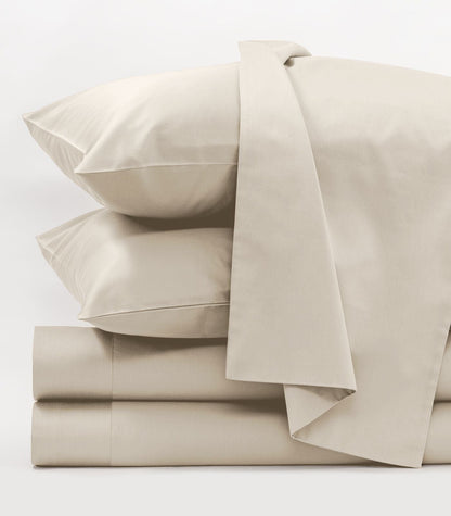 Bhumi Organic Cotton - Sateen Sheet Set - Ivory