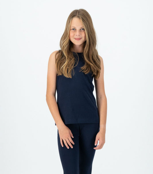 Bhumi Organic Cotton - Kid's Tank Top - Navy