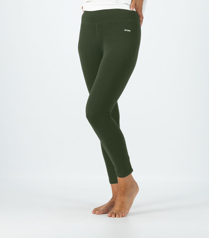 Bhumi Organic Cotton - Leggings - High Rise - Kombu Green