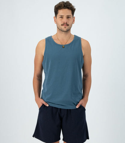 Bhumi Organic Cotton - Men's Tank Top - Indian Teal