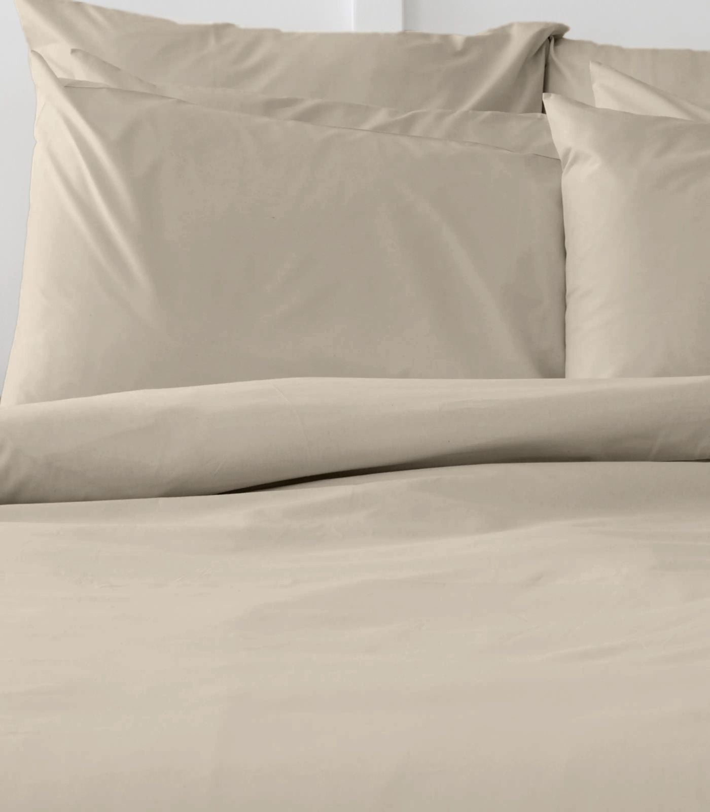 Bhumi Organic Cotton - Sateen Plain Quilt Cover - Oatmeal