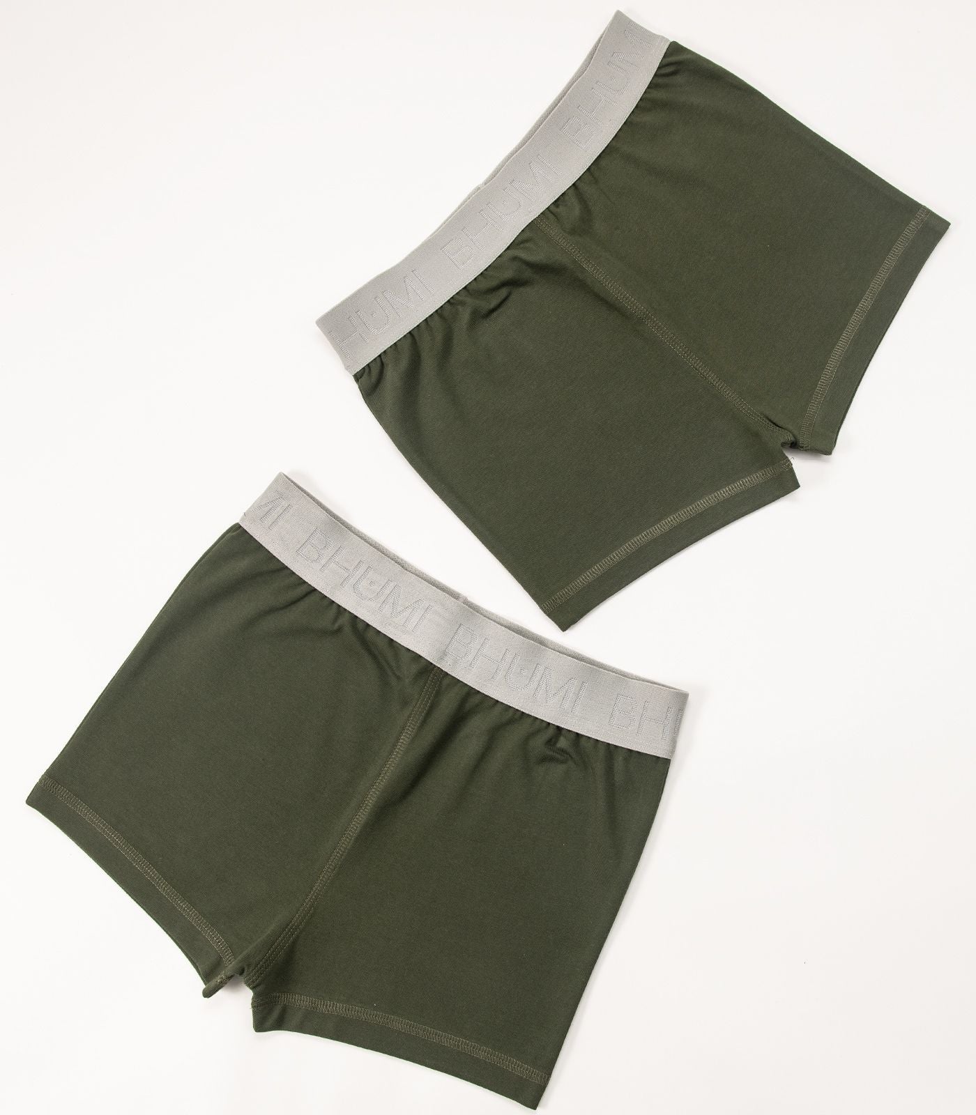 Bhumi Organic Cotton - Girls Shorties (2 Pack) - Kombu Green