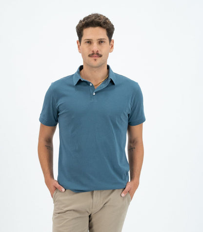 Bhumi Organic Cotton - Polo Shirt - Indian Teal