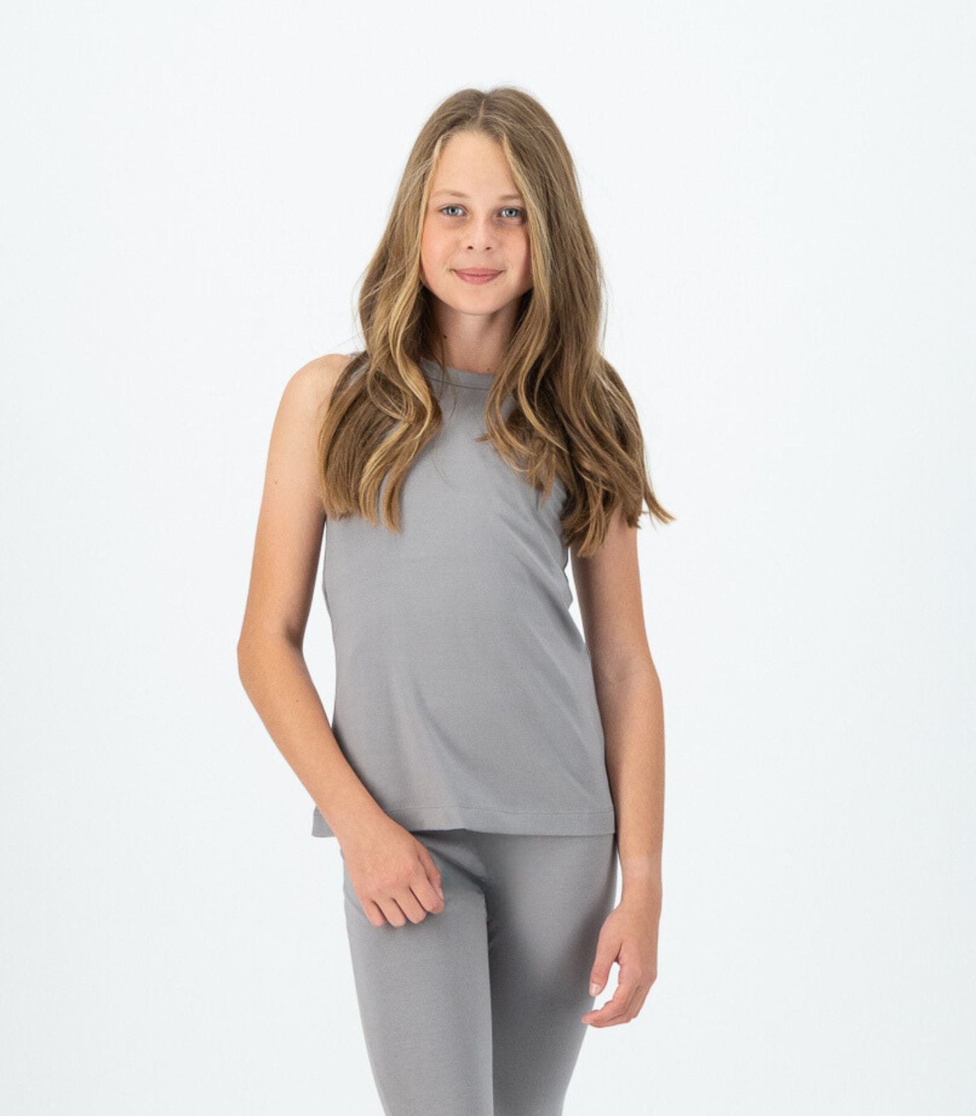 Bhumi Organic Cotton - Kid's Tank Top - Titanium