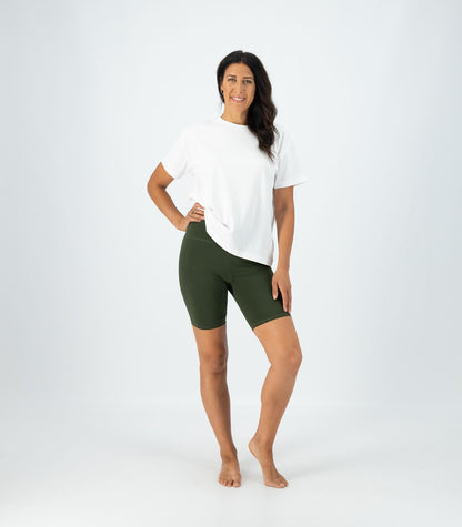 Bhumi Organic Cotton - Bike Short - Kombu Green