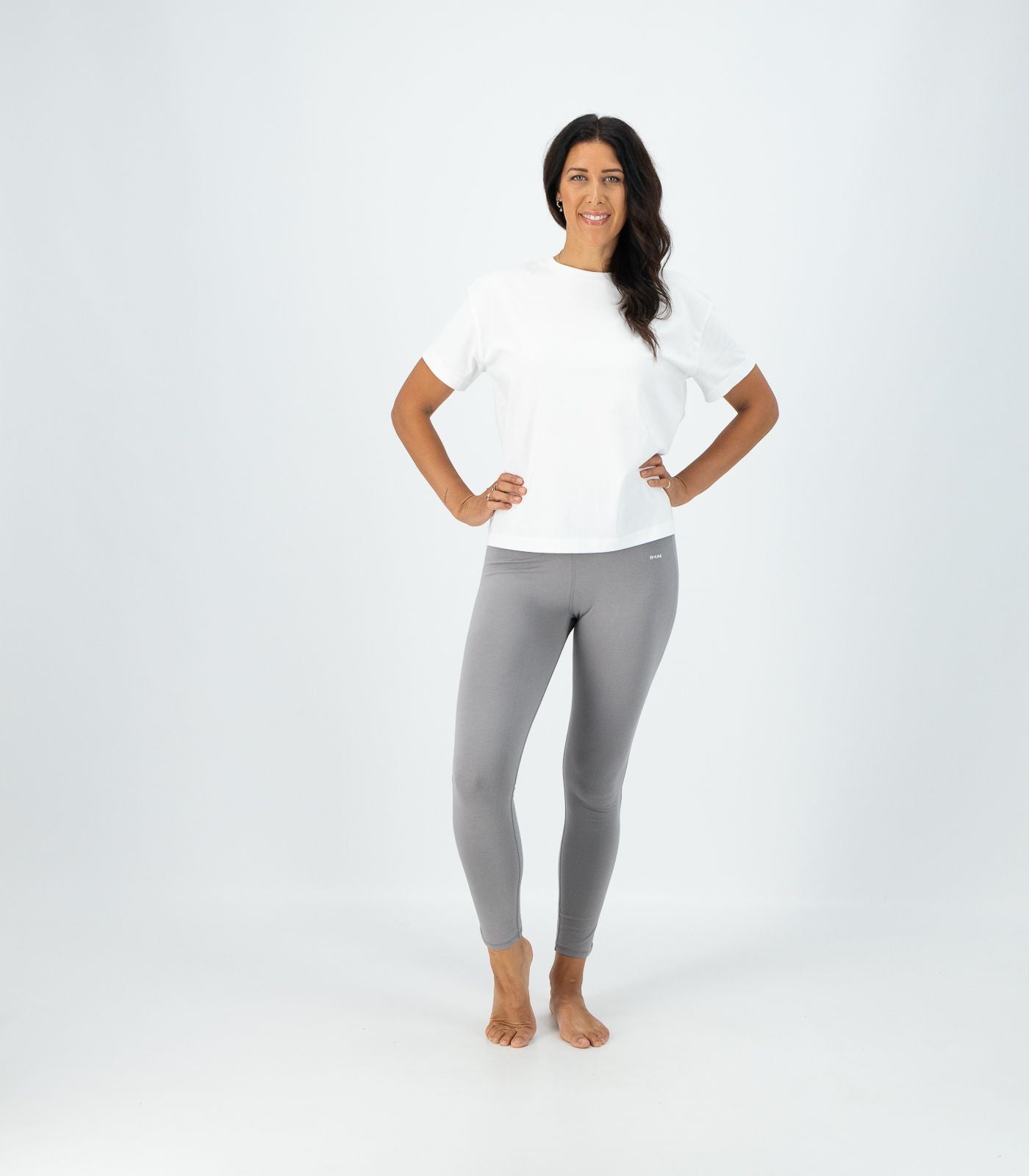 Bhumi Organic Cotton - Leggings - High Rise - Titanium