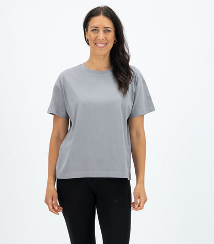 Bhumi Organic Cotton - Oversized Boxy Tee - Titanium