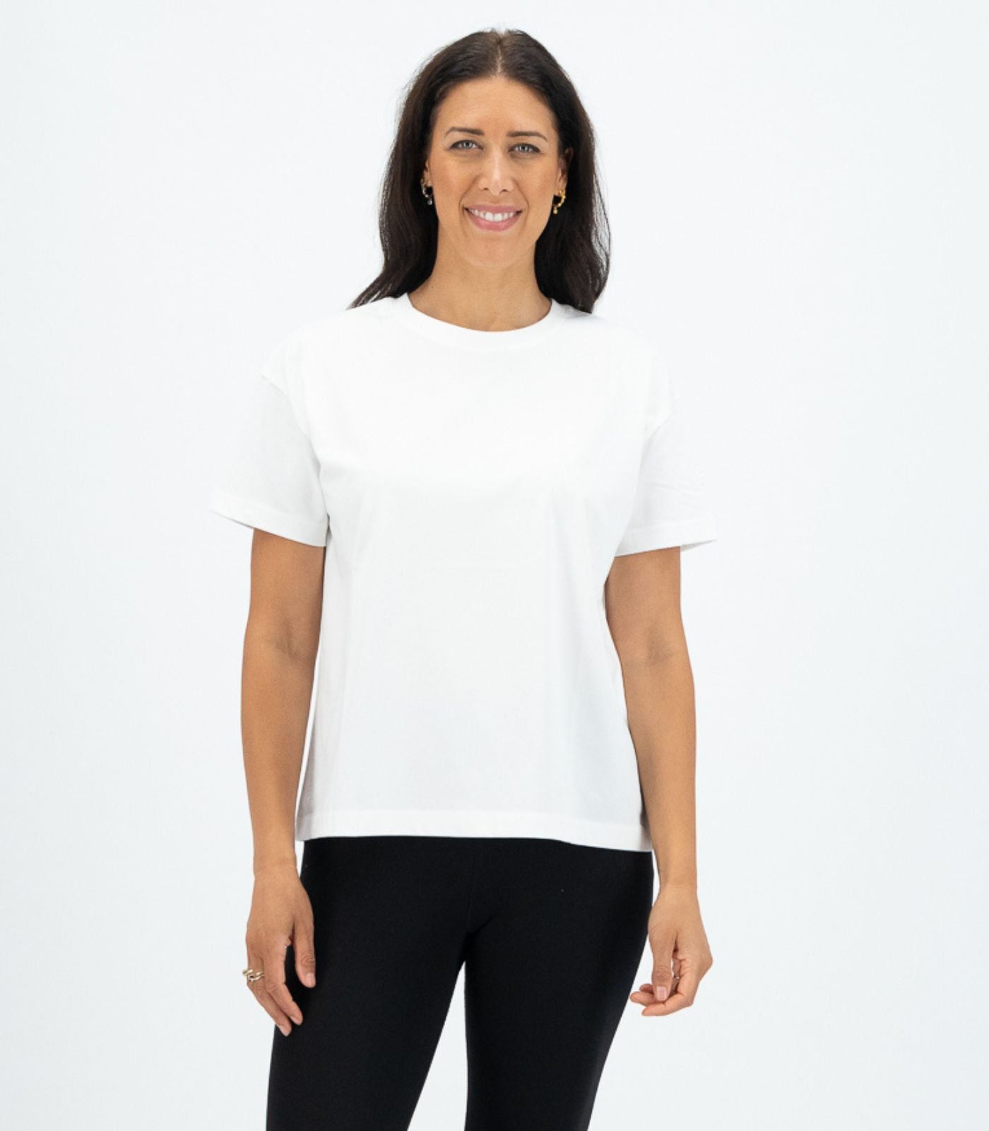 Bhumi Organic Cotton - Oversized Boxy Tee - White