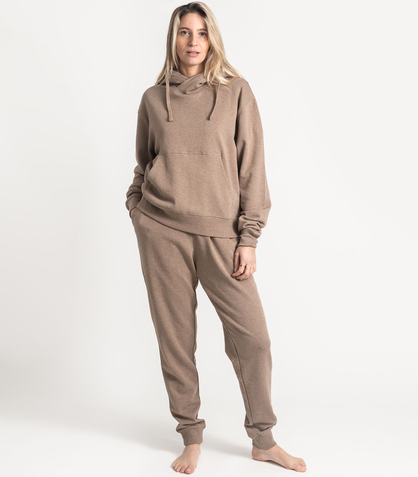 Bhumi Organic Cotton - Women's Hoodie - Taupe Melange