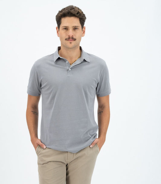 Bhumi Organic Cotton - Polo Shirt - Titanium