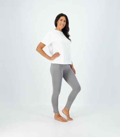 Bhumi Organic Cotton - Leggings - High Rise - Titanium