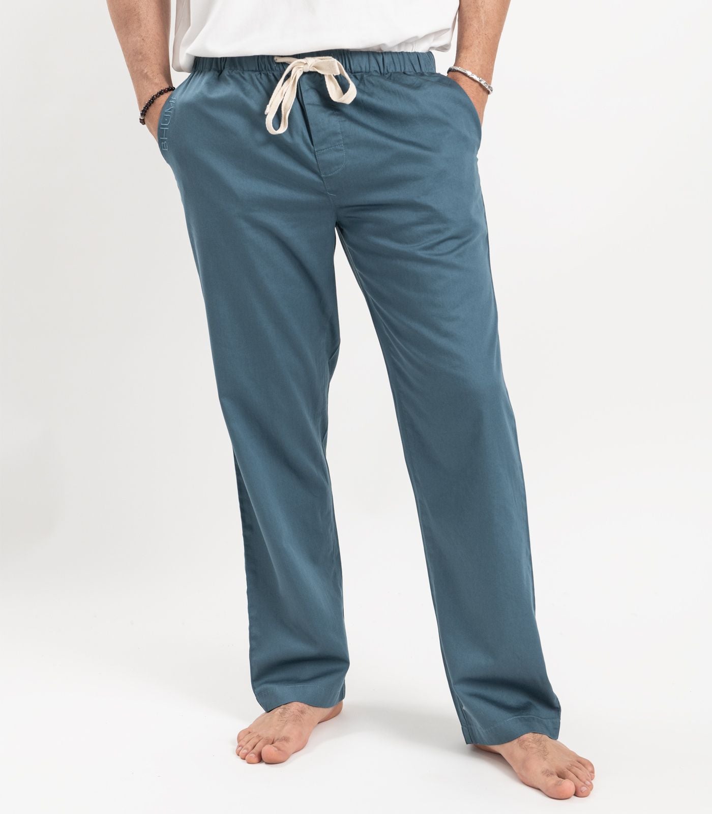 Bhumi Organic Cotton - Men's Sateen PJ Pant - Indian Teal