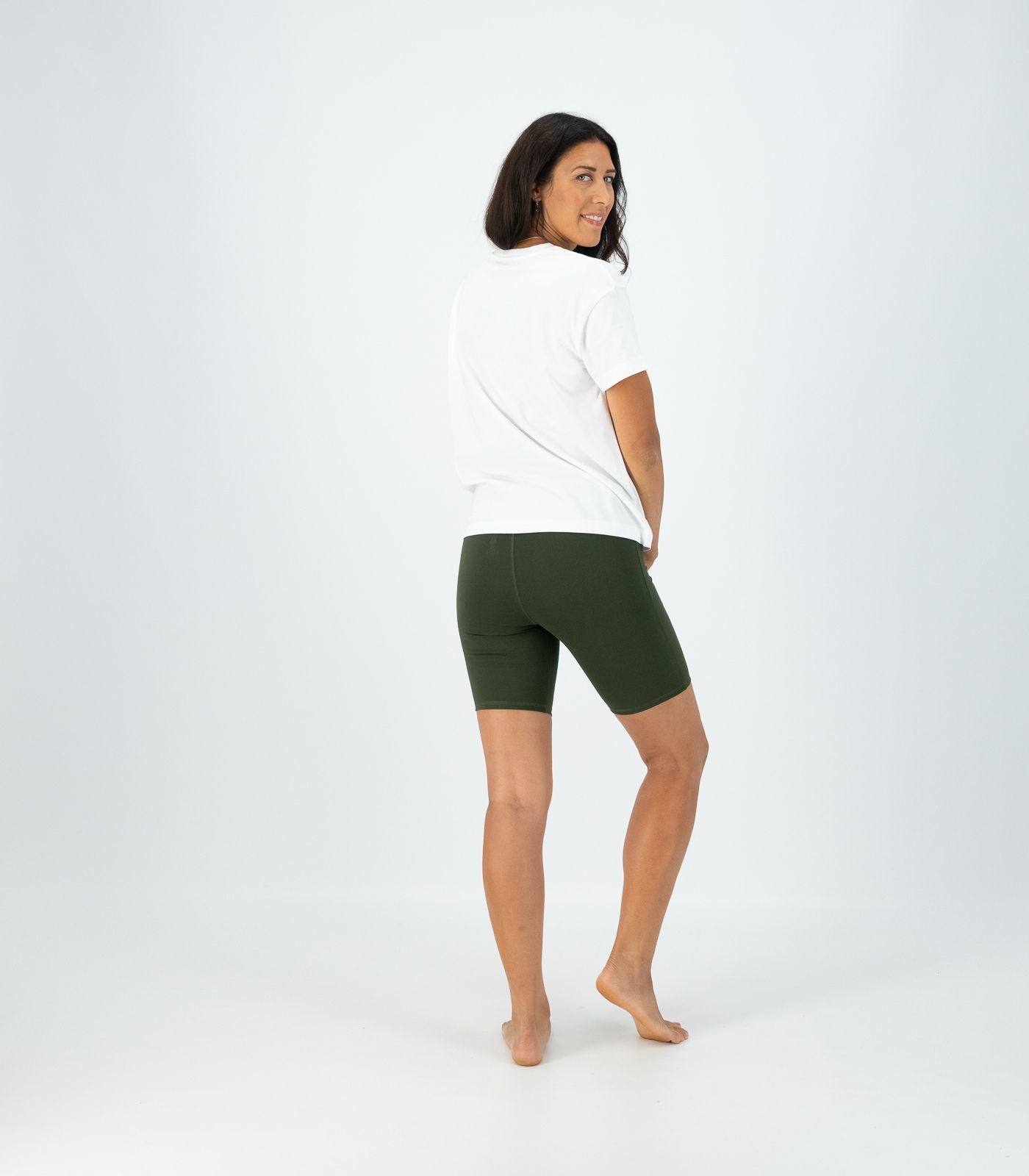 Bhumi Organic Cotton - Bike Short - Kombu Green