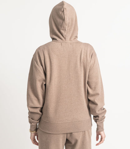 Bhumi Organic Cotton - Hoodie - Logo - Taupe Melange