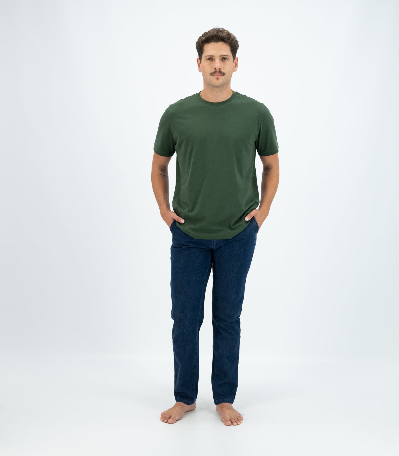 Bhumi Organic Cotton - Basic Tee - Kombu Green