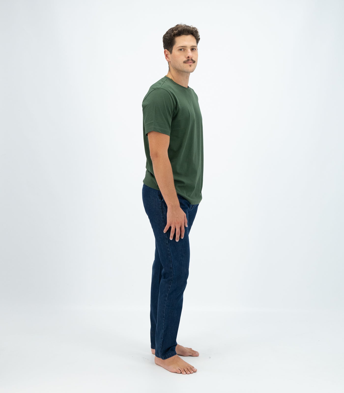 Bhumi Organic Cotton - Basic Tee - Kombu Green