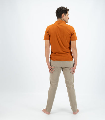 Bhumi Organic Cotton - Polo Shirt - Cinnamon