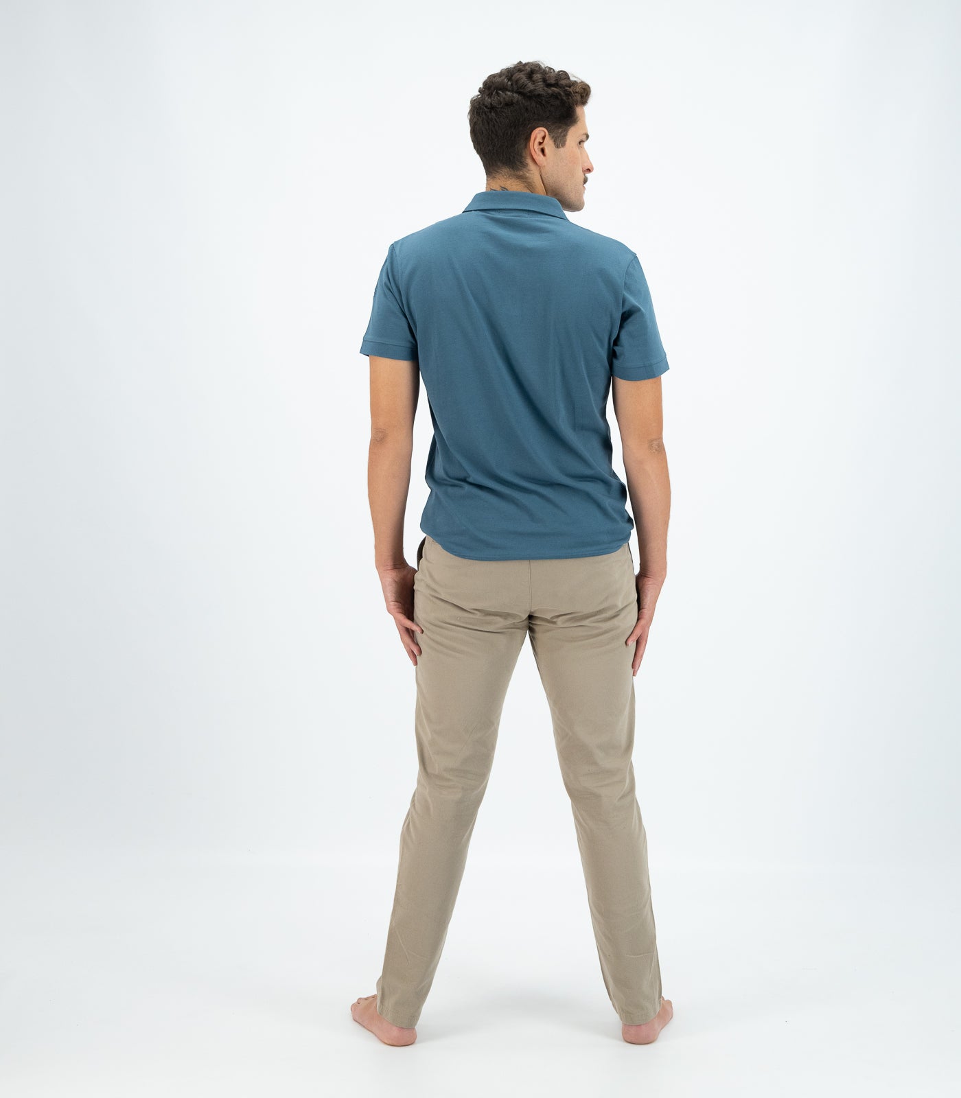 Bhumi Organic Cotton - Polo Shirt - Indian Teal