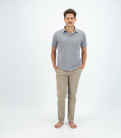 Bhumi Organic Cotton - Polo Shirt - Titanium