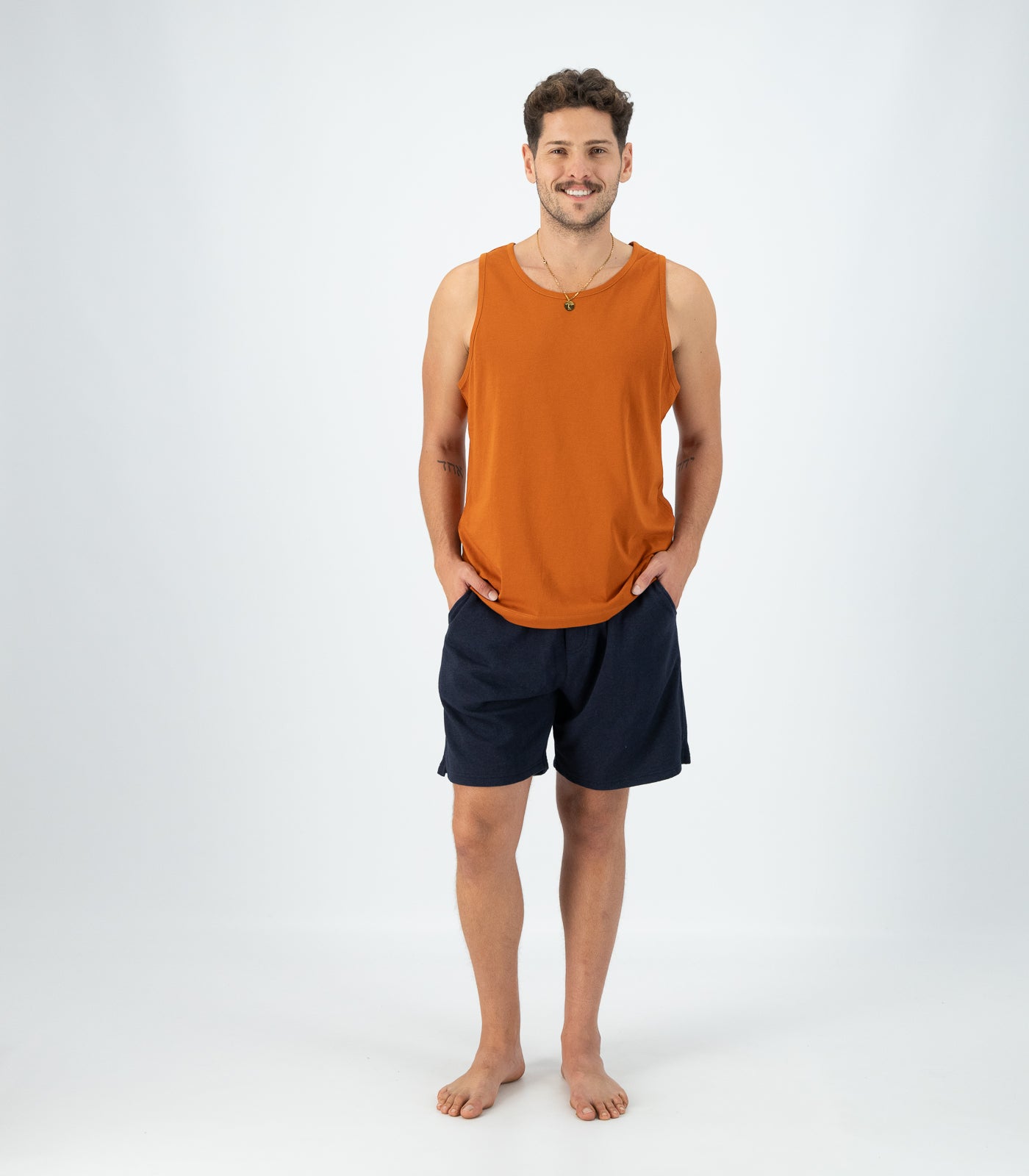 Bhumi Organic Cotton - Men's Tank Top - Cinnamon