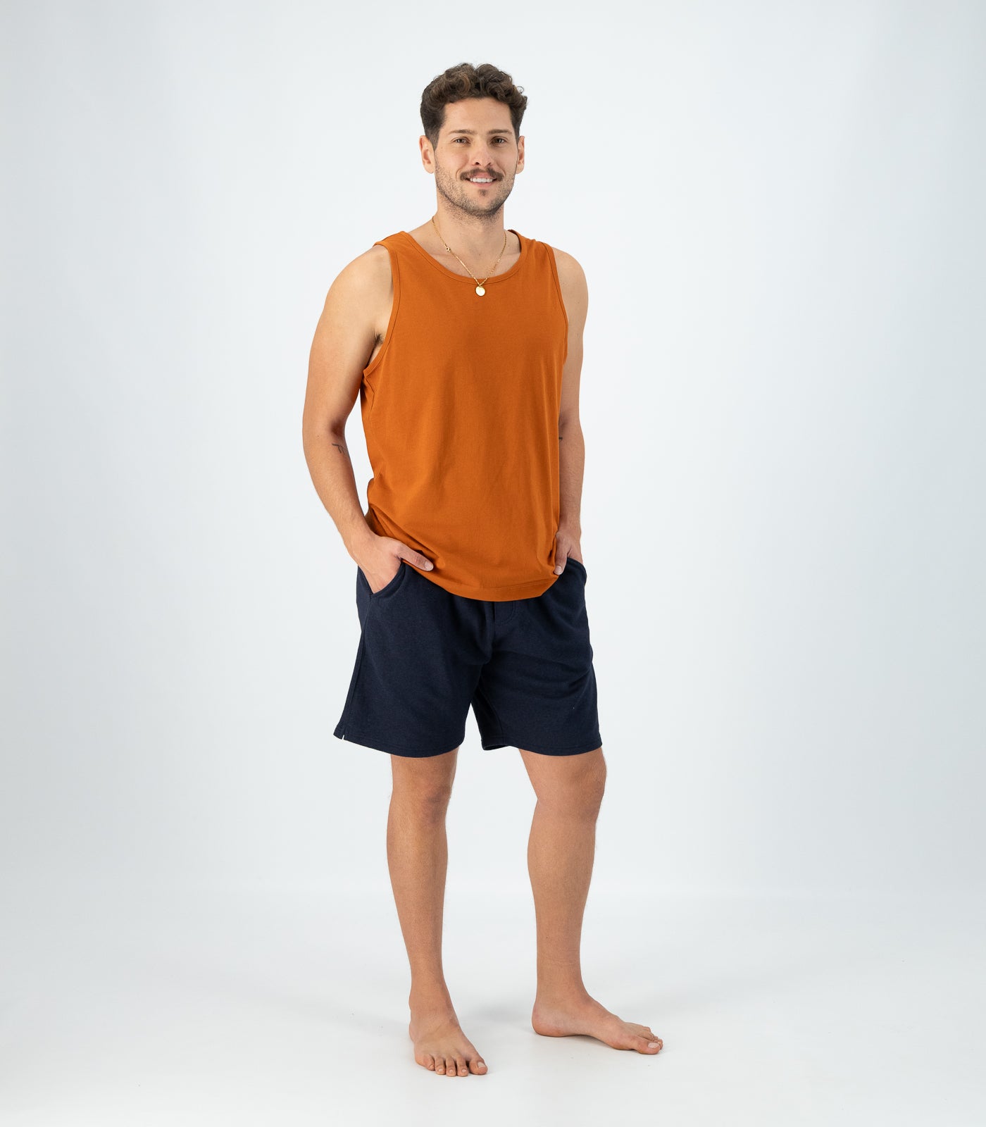 Bhumi Organic Cotton - Men's Tank Top - Cinnamon