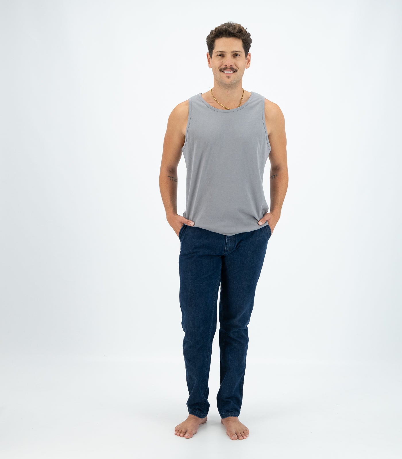 Bhumi Organic Cotton - Men's Tank Top - Titanium