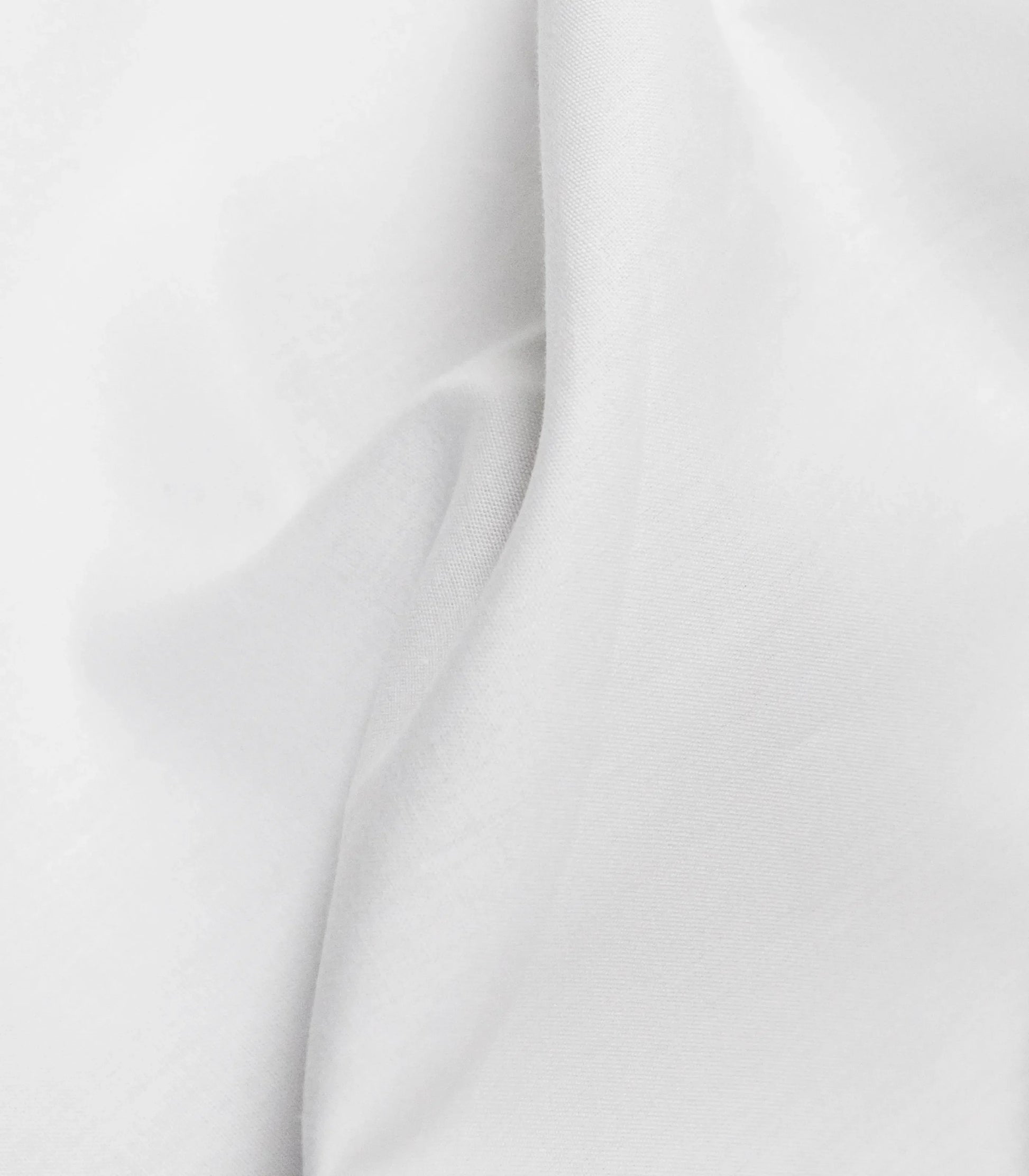 Bhumi Organic Cotton - Percale Plain Quilt Cover - White