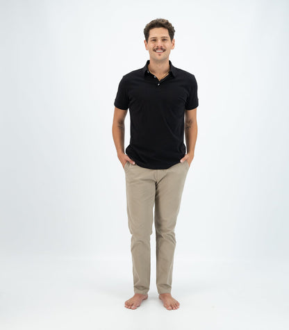 Bhumi Organic Cotton - Polo Shirt - Black