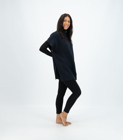 Bhumi Organic Cotton - Poncho - Charcoal