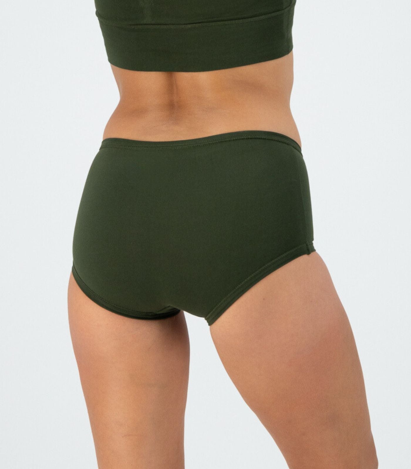 Bhumi Organic Cotton - New Full Brief (2 Pack) - Kombu Green