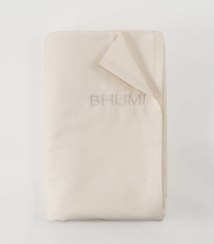 Bhumi Organic Cotton - Flat - Percale Sheet - Natural