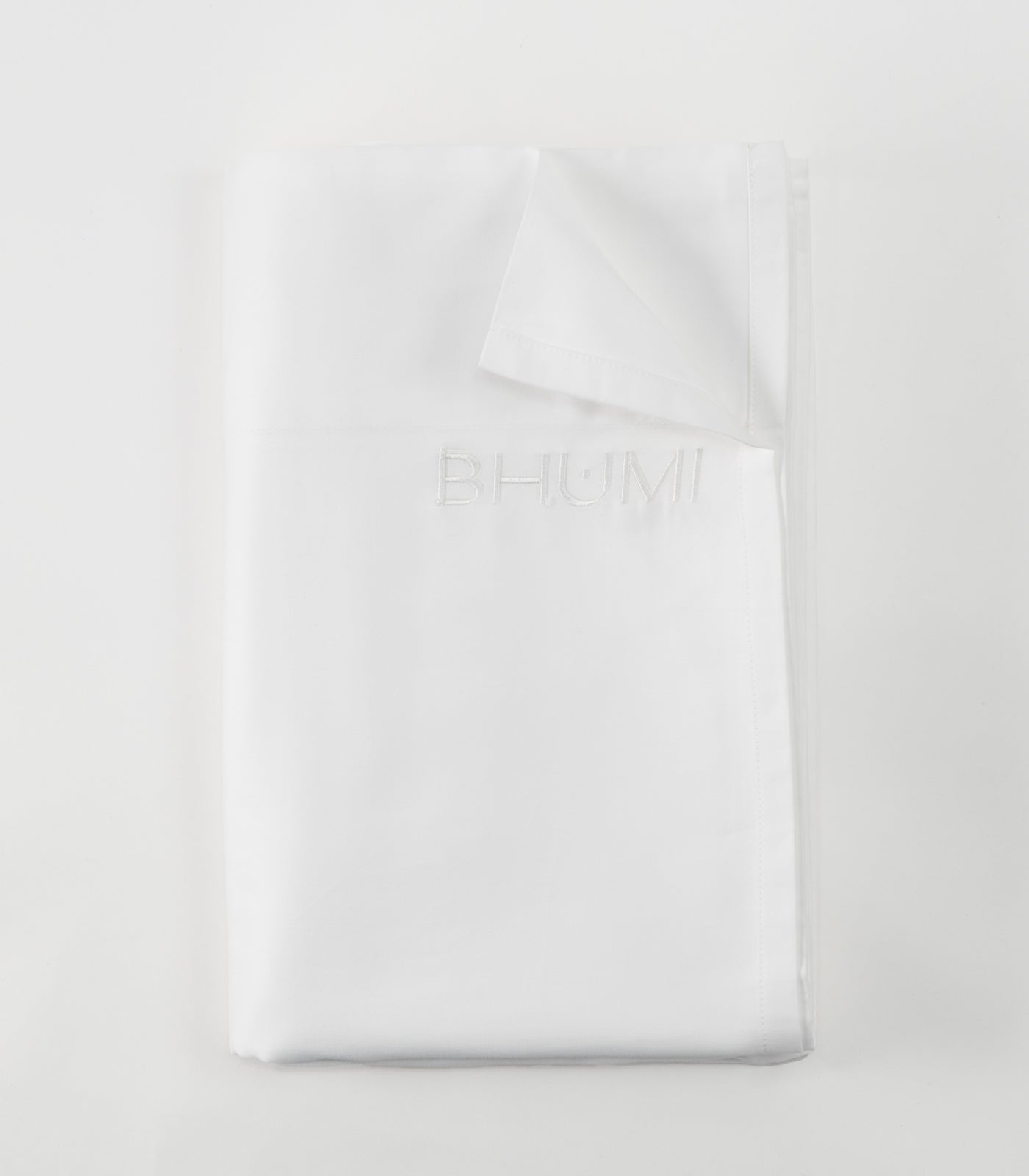 Bhumi Organic Cotton - Flat - Percale Sheet - White