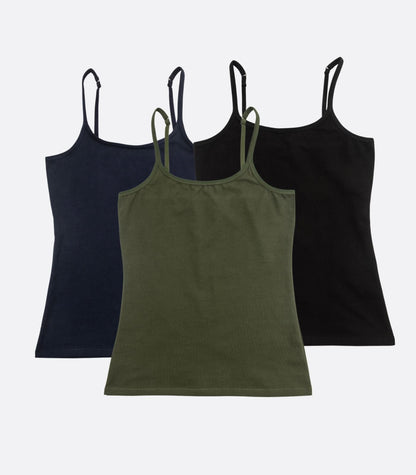 Bhumi Organic Cotton - The Essential Camisole (3 Pack)